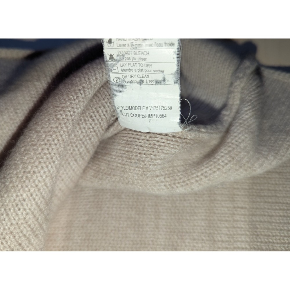 Vince Cashmere Gray Pink Ombre Striped Slouchy Sweater - Picture 6 of 14